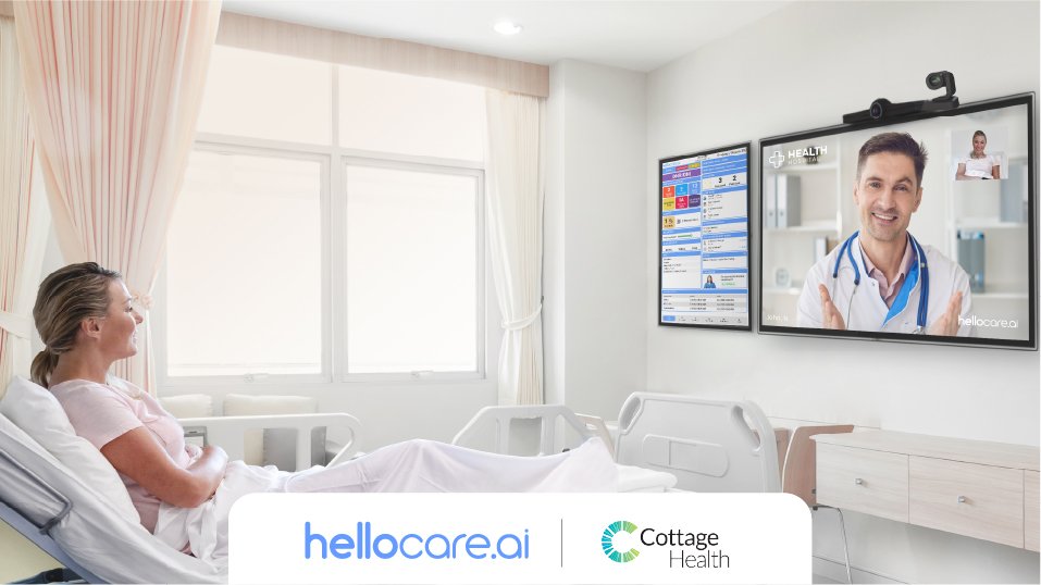 Cottage Health Expands Partnership with hellocare.ai Following Successful Pilot to Deploy AI Assisted Virtual Care and Patient Safety Platform Enterprise Wide Cottage Health Expands Partnership with hellocare.ai Following Successful Pilot to Deploy AI Assisted Virtual Care and Patient Safety Platform Enterprise Wide