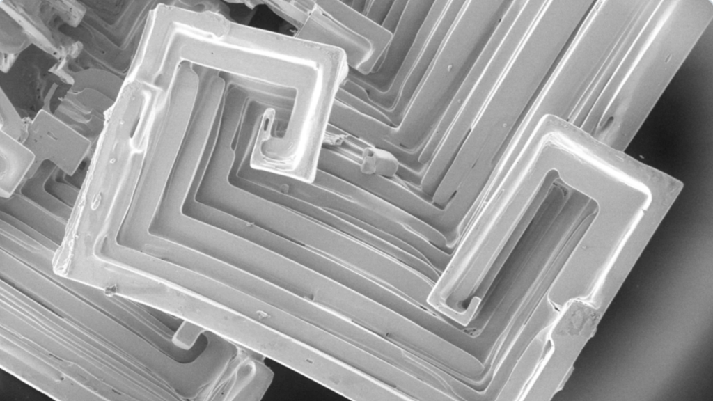 NASA astronauts grew a strange, scrolling crystal in space that’s impossible to make naturally on Earth