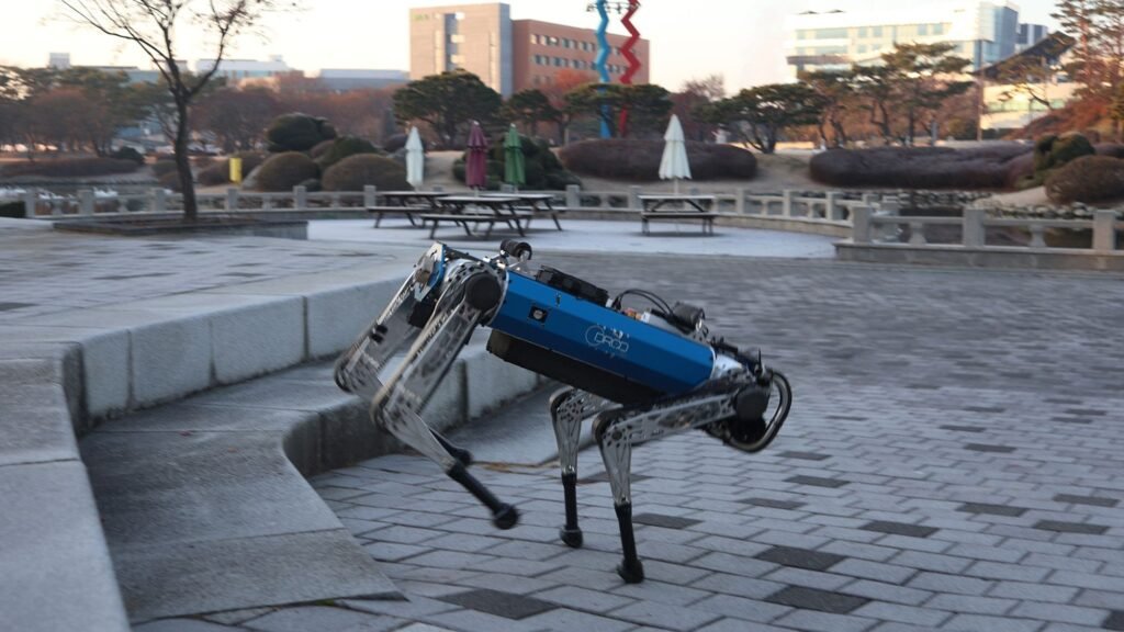 Robot dog can climb stairs, navigate a forest and bound over logs thanks to new, rapid AI training technique