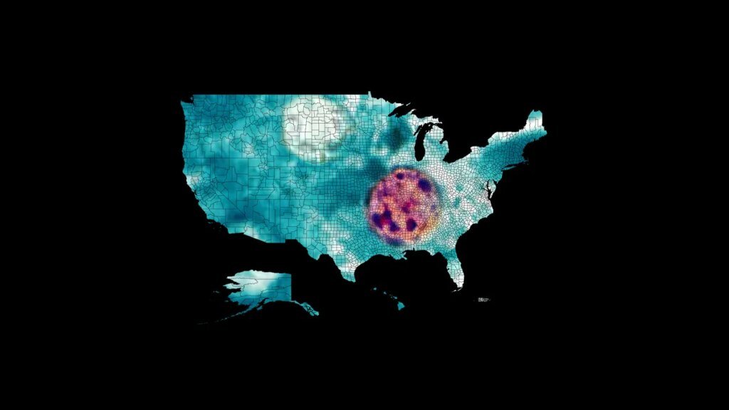 Cyclosporiasis outbreak map county-by-county Cyclosporiasis outbreak map county-by-county
