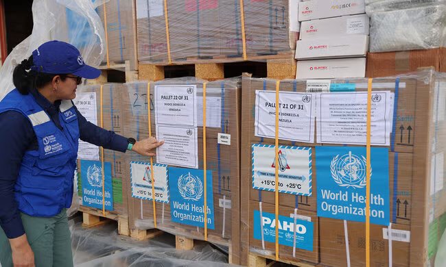PAHO/WHO supports health response to Venezuela earthquake with the delivery of 27 tonnes of medicines and medical supplies – PAHO/WHO PAHO/WHO supports health response to Venezuela earthquake with the delivery of 27 tonnes of medicines and medical supplies – PAHO/WHO