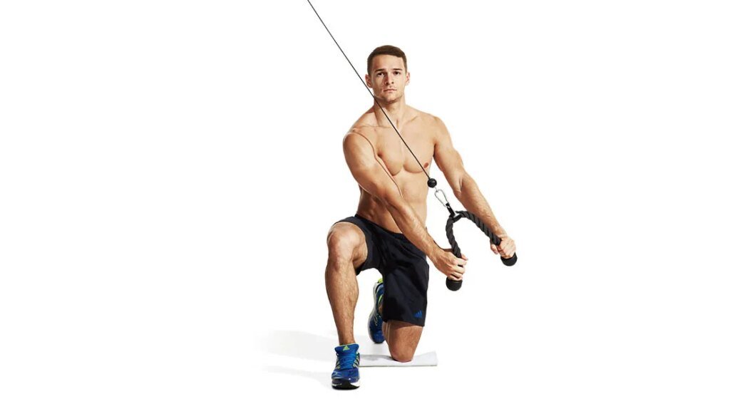 Master the Half-Kneeling Cable Chop for More Core Strength And Rotational Power Master the Half-Kneeling Cable Chop for More Core Strength And Rotational Power