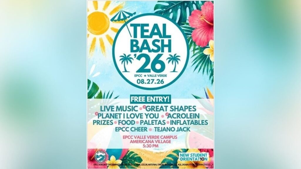 EPCC Teal Bash returns with food, games and giveaways at Valle Verde campus EPCC Teal Bash returns with food, games and giveaways at Valle Verde campus