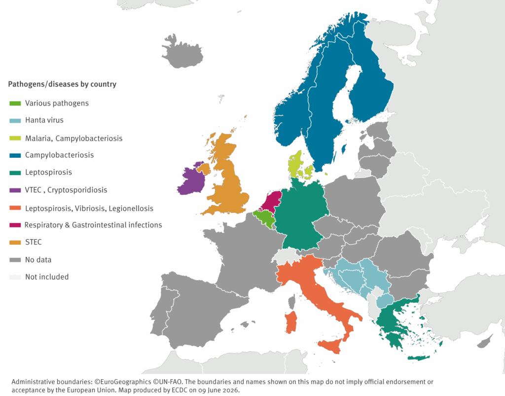 Heavy rainfall and flooding raise infectious disease risks across Europe Heavy rainfall and flooding raise infectious disease risks across Europe