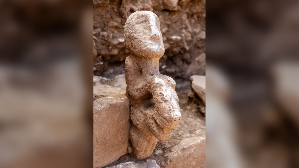 ‘Unlike anything seen before’: Archaeologists unearth a unique, 11,000-year-old statue of a person riding a leopard from one of the world’s earliest settlements