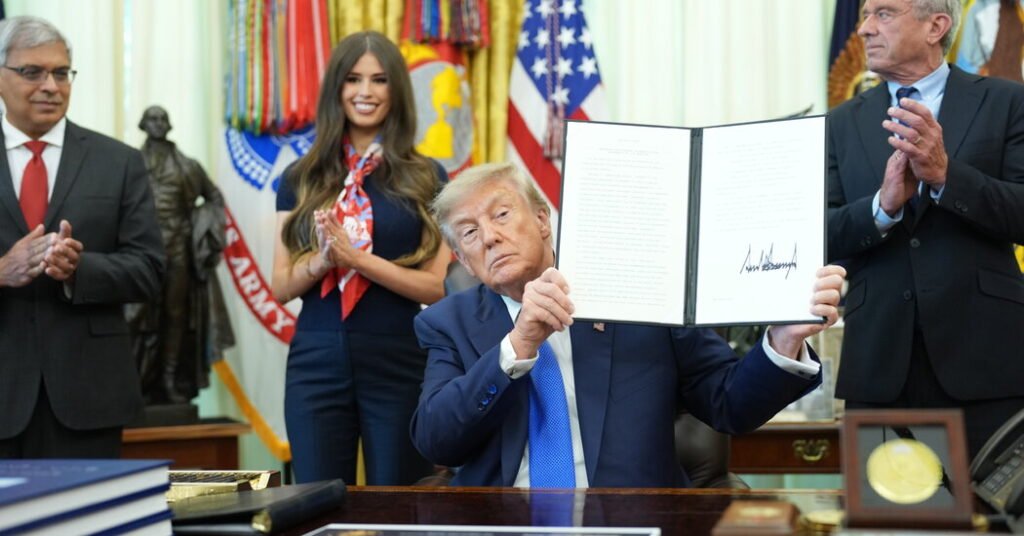 Trump Signs Executive Order Calling for Fewer Childhood Vaccines Trump Signs Executive Order Calling for Fewer Childhood Vaccines
