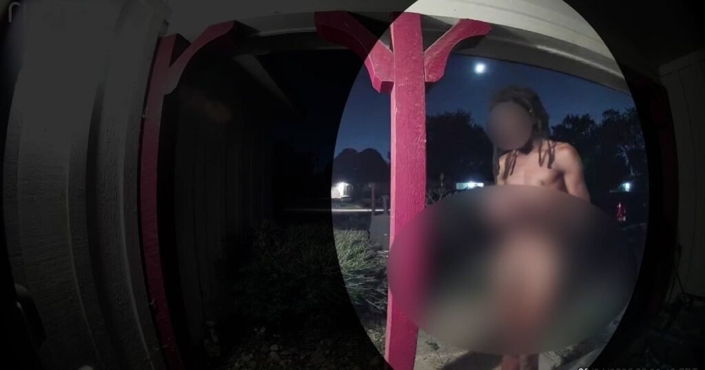 Naked DoorDash driver caught on camera delivering food to northeast Houston home Naked DoorDash driver caught on camera delivering food to northeast Houston home