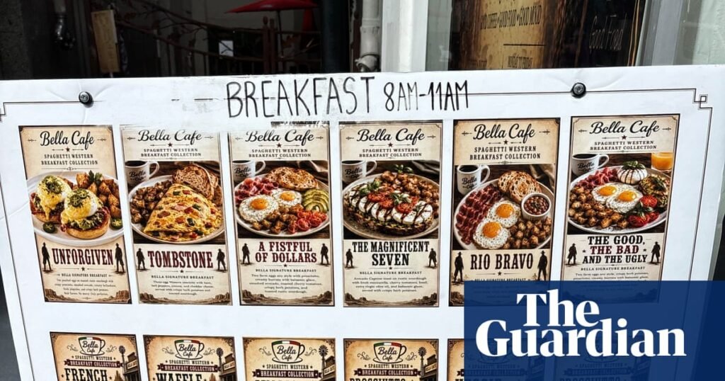 Uncanny and unappetizing: appetites spoil as AI images take over food menus | AI (artificial intelligence) Uncanny and unappetizing: appetites spoil as AI images take over food menus | AI (artificial intelligence)