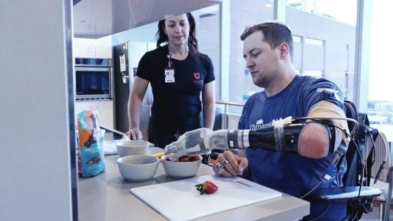 From lab to living room: Revolutionary Utah bionic arm enters first home trial From lab to living room: Revolutionary Utah bionic arm enters first home trial