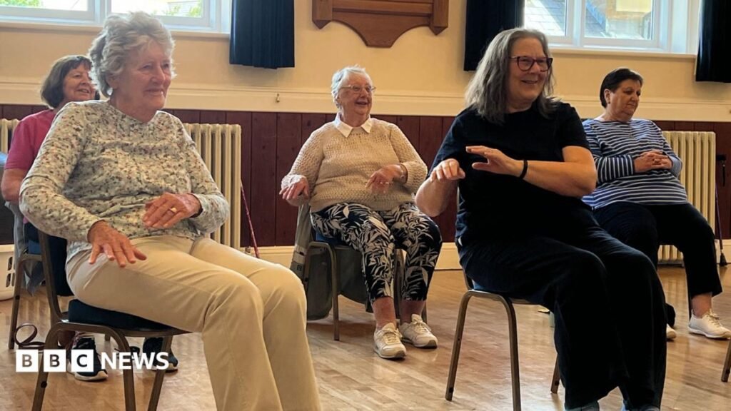 Seated exercises improving physical and mental wellbeing Seated exercises improving physical and mental wellbeing