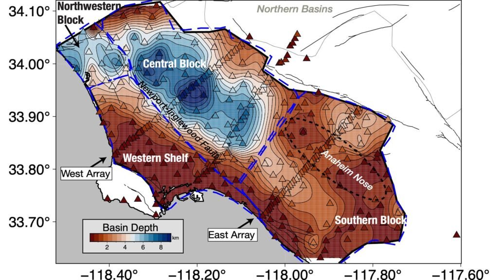 We now have an incredibly detailed map to help predict which areas of LA are the most at risk from ‘The Big One’ We now have an incredibly detailed map to help predict which areas of LA are the most at risk from ‘The Big One’