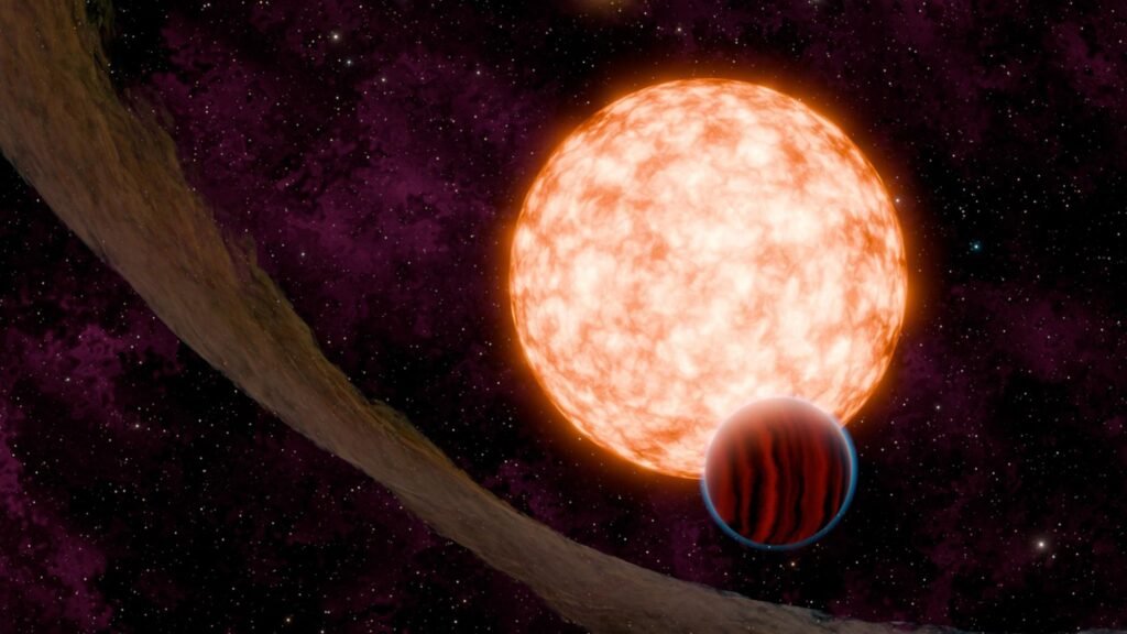 ‘We may need to think differently’: Star system with ‘backward’ planet moving the wrong way around its star has scientists puzzled