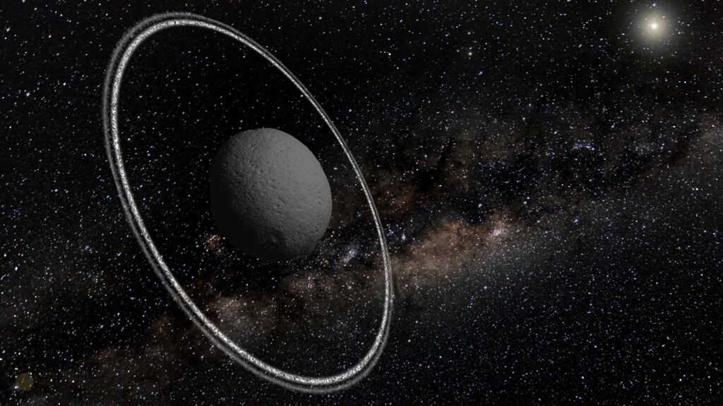 Chariklo, a strange ringed object beyond Saturn, looks even stranger in new James Webb telescope study