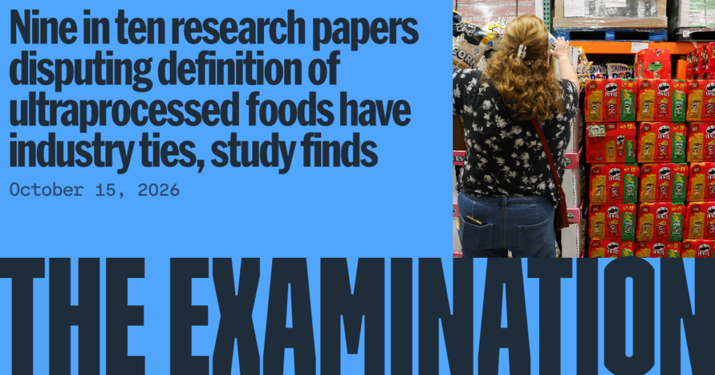 91% of papers criticizing NOVA had an author with food industry ties, study finds 91% of papers criticizing NOVA had an author with food industry ties, study finds