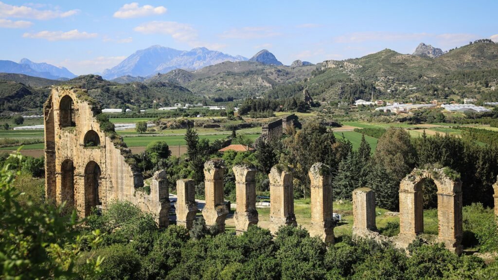 How did Roman aqueducts get water to go uphill?